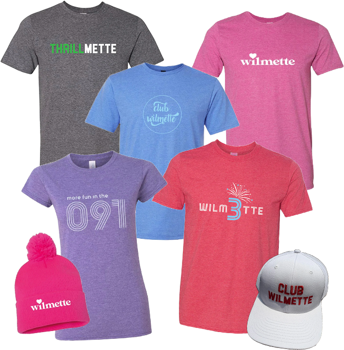 Club Wilmette Products Preview of Club Wilmette products and merch.